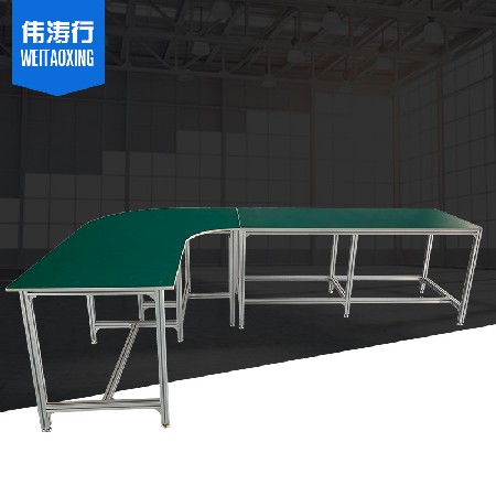 流水線U型線工作臺(tái)批發(fā) 鋁合金實(shí)驗(yàn)電子車(chē)間操作臺(tái) 防靜電工作臺(tái)